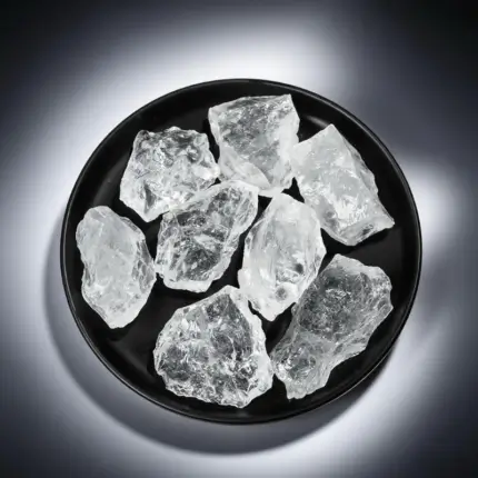 Natural Clear Quartz Raw Stones showcasing their pure, raw beauty – perfect for energy amplification, meditation, and spiritual growth