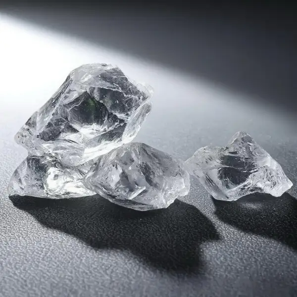 Natural Clear Quartz Raw Stones showcasing their pure, raw beauty – perfect for energy amplification, meditation, and spiritual growth