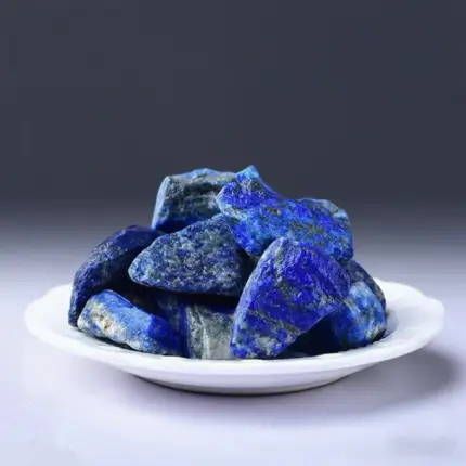 Natural lapis lazuli rough stones - raw gemstones for jewelry and crafts