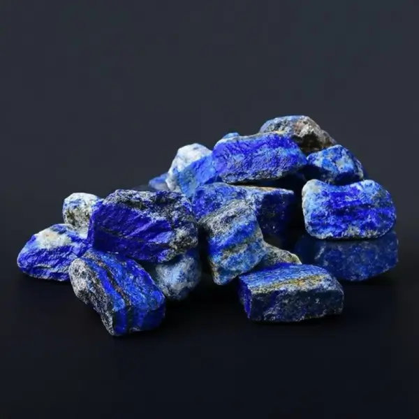 Natural lapis lazuli rough stones - raw gemstones for jewelry and crafts