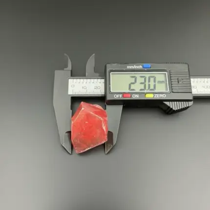 Watermelon red crystal, a natural gemstone for jewelry and decor