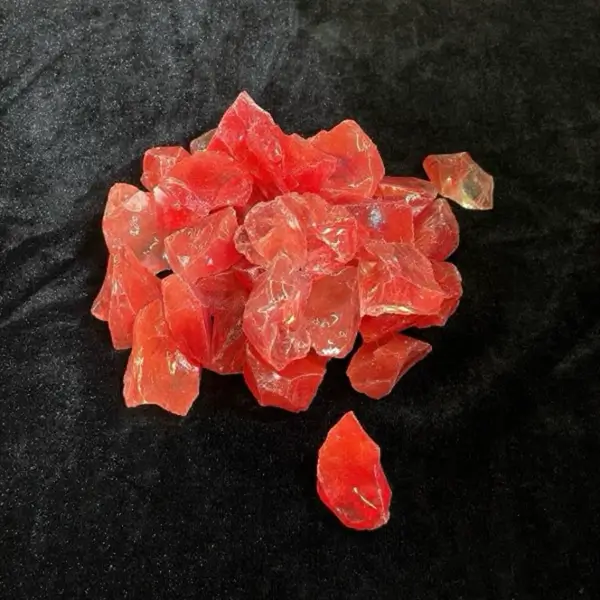 Watermelon red crystal, a natural gemstone for jewelry and decor